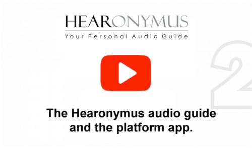 About Hearonymus mobile phone audio guide & the app platform