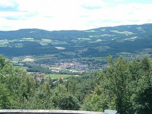 Aussicht auf das Pöllauer Tal vom Pöllauberg