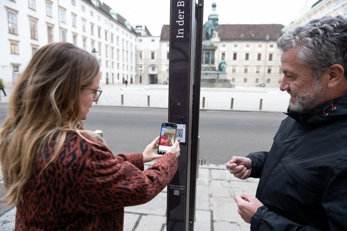 Die Hofburg Wien Audioguide Präsentation C) Presseabteilung BHÖ